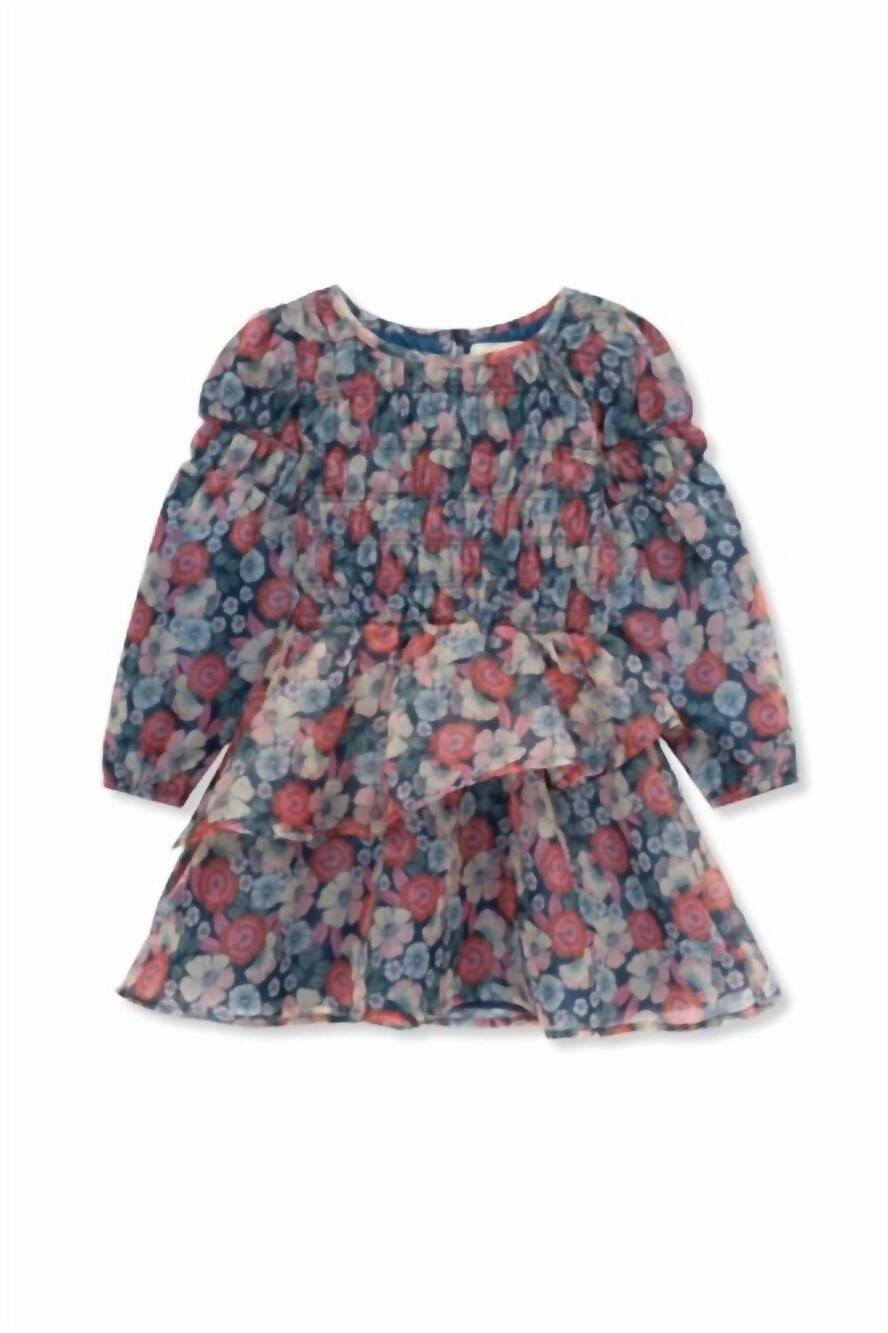 NEW PEEK AREN'T YOU CURIOUS girl's floral smocked dress in print